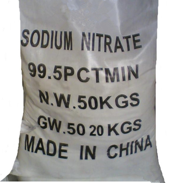Nitrato de sodio del fertilizante CAS 7631-99-4 Fertilizer Sodium Nitrate CAS 7631-99-4